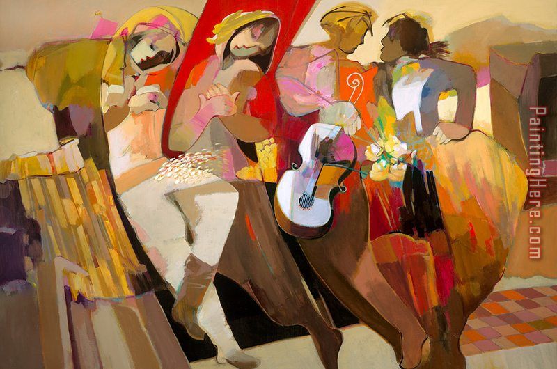 Moments of Joy painting - Hessam Abrishami Moments of Joy art painting
